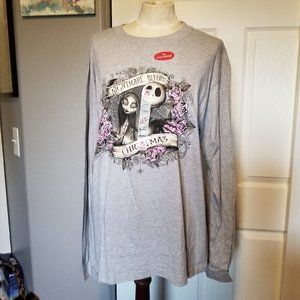 NMBC Long Sleeve Gray Shirt Medium Disney Store